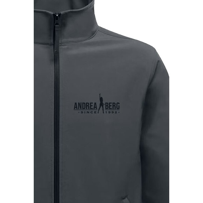 "Softshell Jacke" Windbreaker grau/schwarz von Andrea Berg