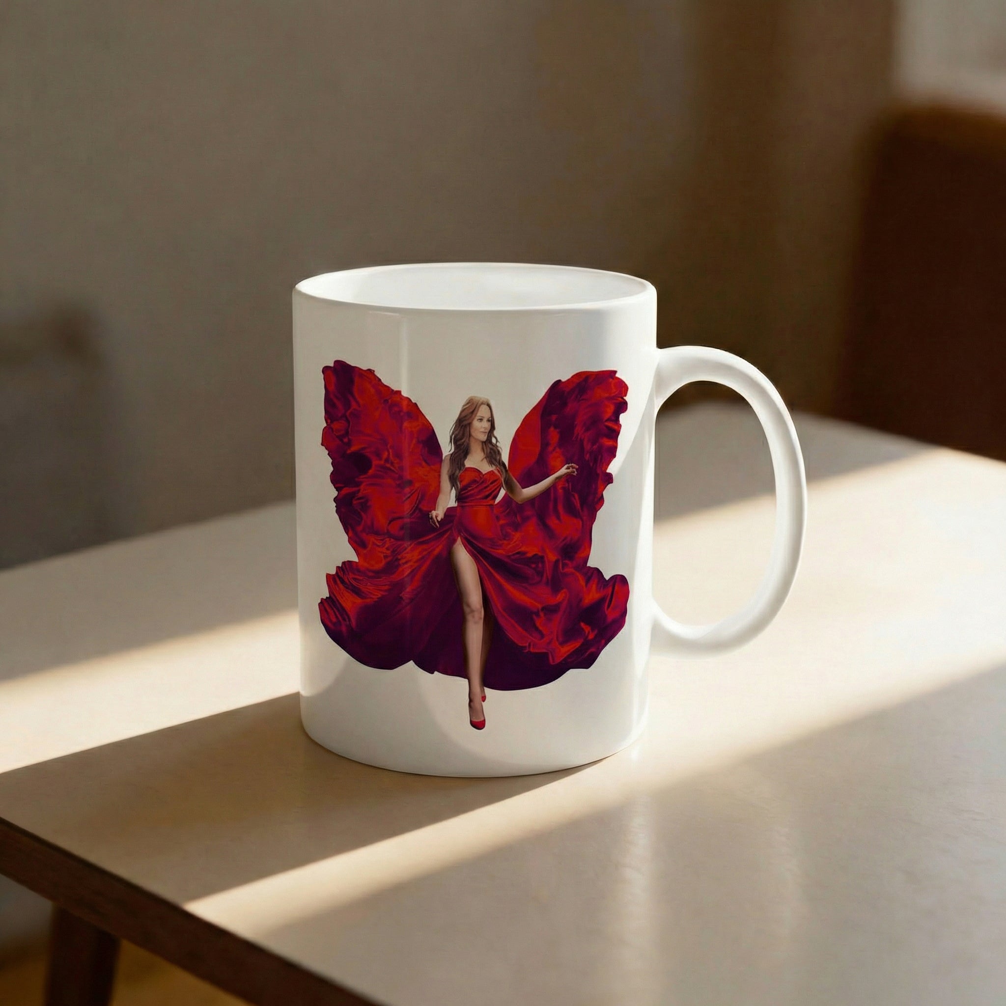 Tasse "Ich würd´s wieder tun" Roter Schmetterling