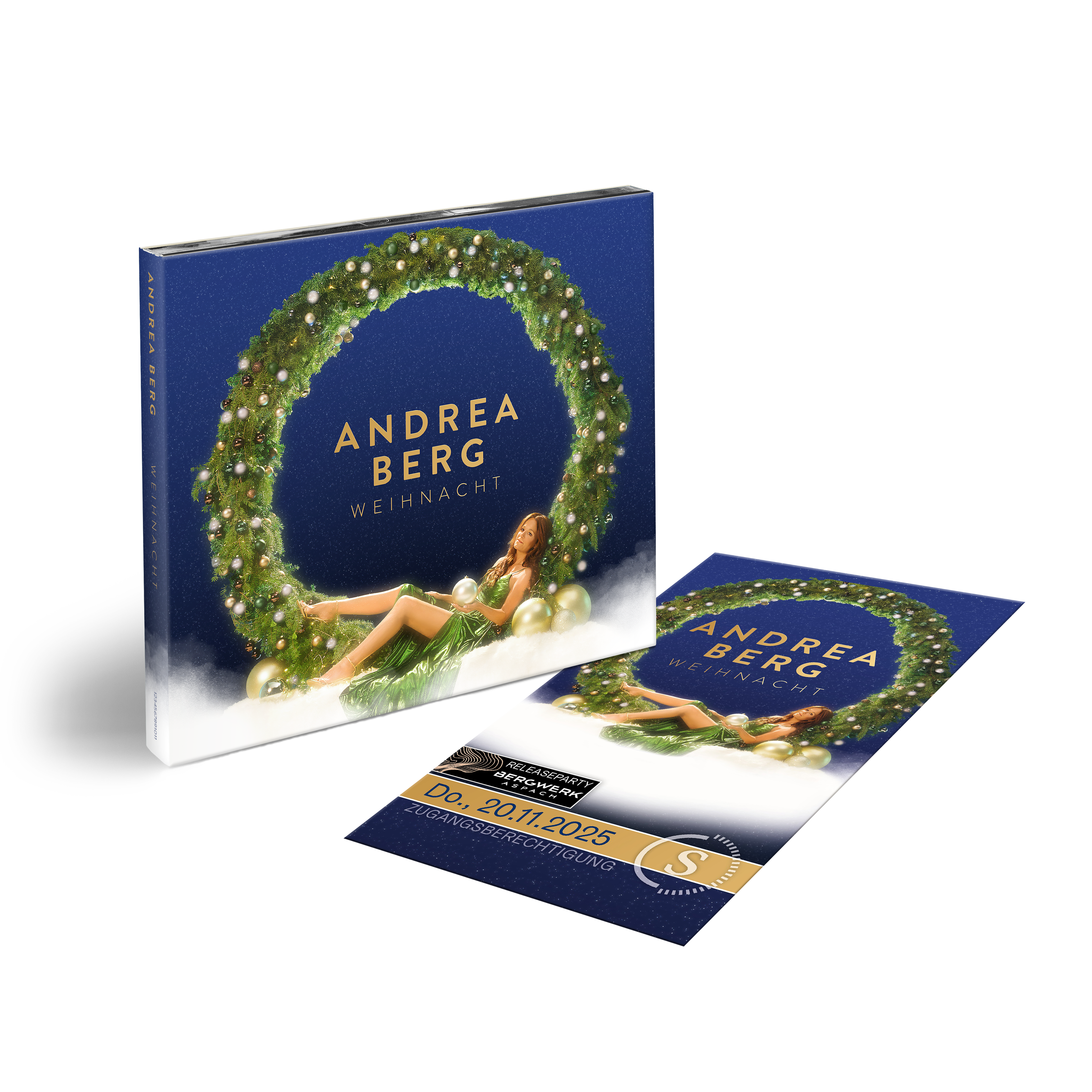 „Weihnacht“: Bundle Doppel-Album & exklusive Zugangsberechtigung Christmas-Release-Party von Andrea Berg