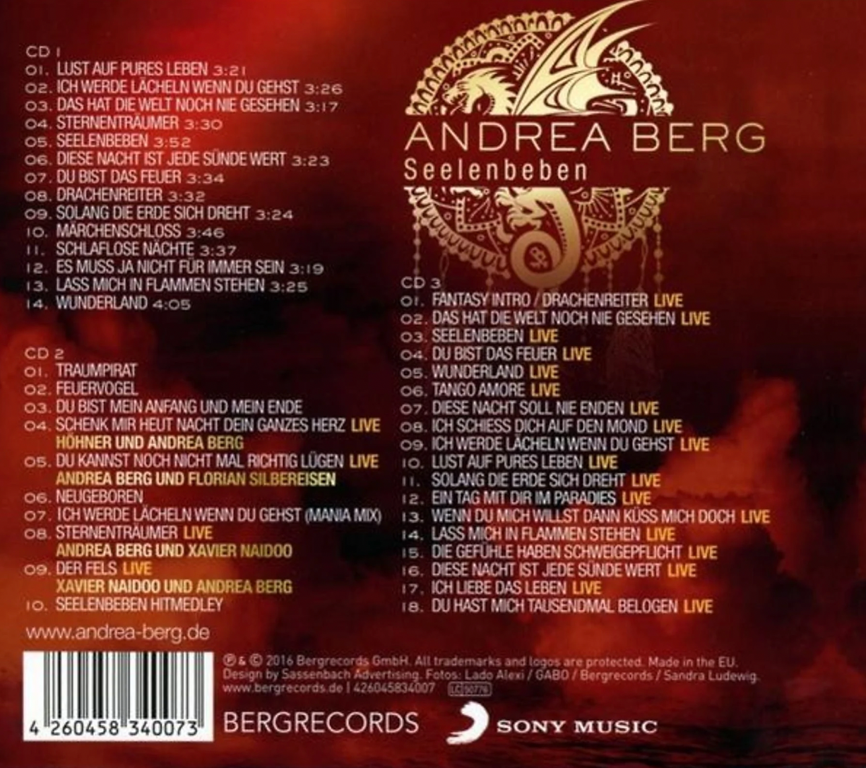 Andrea Berg Seelenbeben (Geschenk edition)
