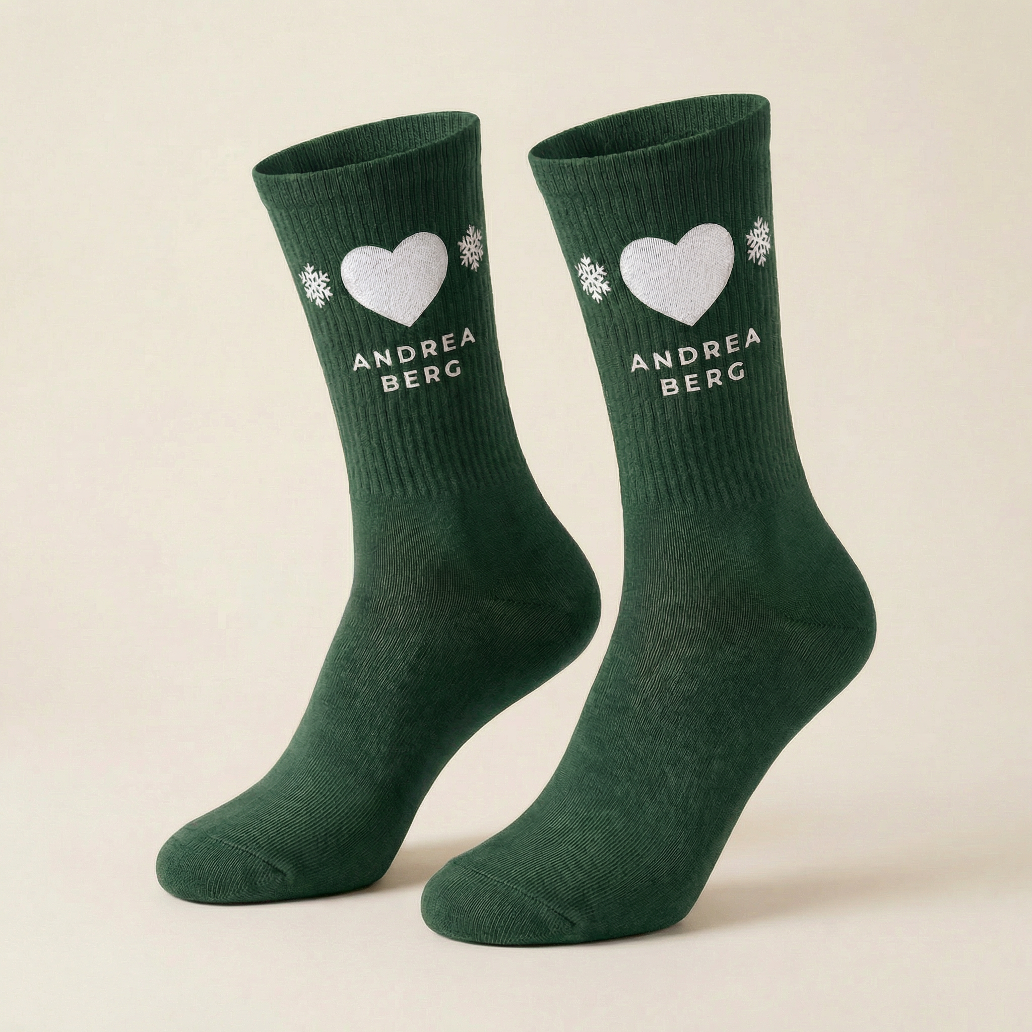 Weihnachtssocken Andrea Berg (Grün)