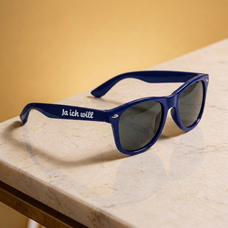 Ja ich will - Sonnenbrille (blau)